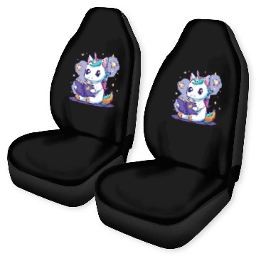 Discover Magic Unicorn Reading Car Seat Covers