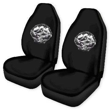 Discover Pilgrim motif for the Way of St. James Car Seat Covers