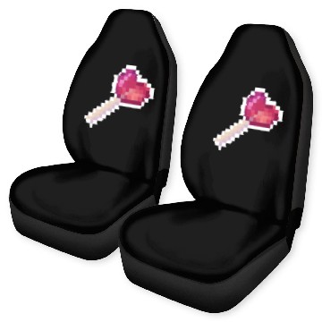 Discover Pixel Art Sprite Cute Heart Lollipop Car Seat Covers