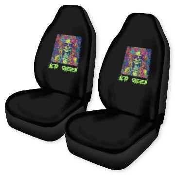 Discover Zombie Acid Queen of the Apocalypse Car Seat Covers