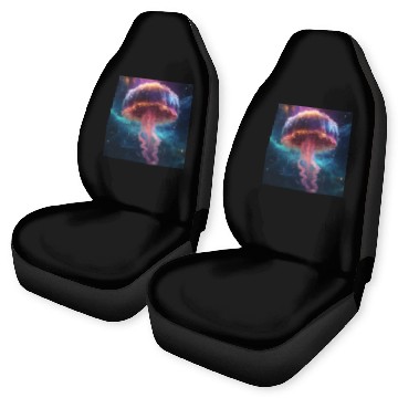 Discover Cosmic Jellyfish Dance Car Seat Covers