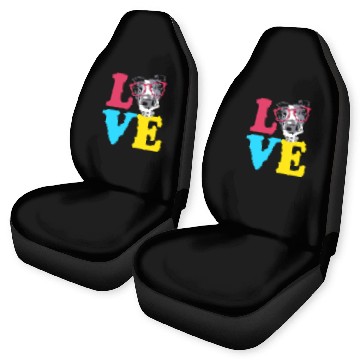 Discover Cute Dog With Sunglasses I Love My Border Collie Car Seat Covers