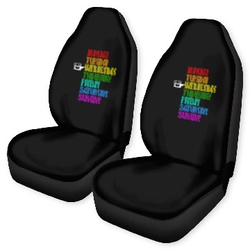 Discover Funny You Are Here Weekly Days Humor - Wednesday Car Seat Covers