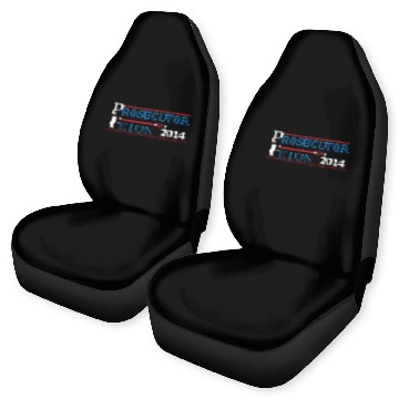 Discover Prosecutor Vs Felon Funny Voting Election 2024 2 Car Seat Covers