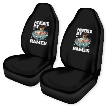 Discover Powered By Ramen Anime Japanese Soup Cup Noodle Car Seat Covers