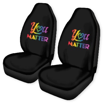 Discover LGBT You Matter Transgender Lesbian Rainbow Gay Car Seat Covers