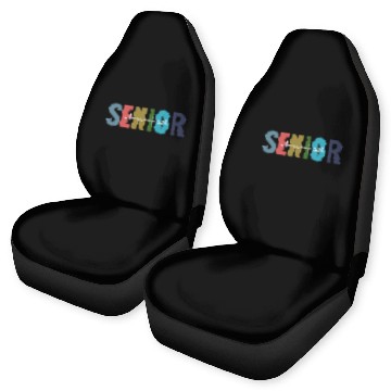 Discover Class of 2025 senior graduation back to school Car Seat Covers