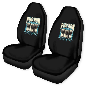 Discover Pug Mom Bootleg Car Seat Covers