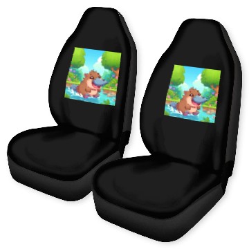 Discover The hippo-platypus Car Seat Covers