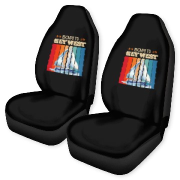 Discover Florida ESCAPE TO KEY-WEST Sailing Outfit Car Seat Covers