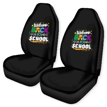 Discover Welcome Back To School Bus Happy First Day Of Scho Car Seat Covers