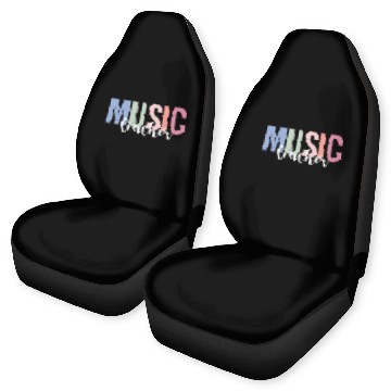 Discover Music Teacher School Musician Car Seat Covers