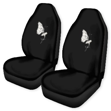 Discover Classic Butterfly on a Flower Car Seat Covers