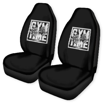 Discover 'Gym Time' Fitness Motivation GD Car Seat Covers