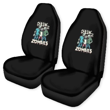 Discover Chillin With My Zombies Funny Zombie Costume Boys Car Seat Covers