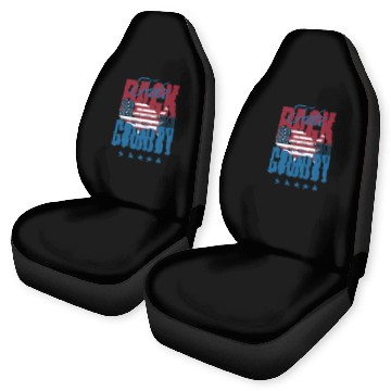Discover American Election 2024 Car Seat Covers design