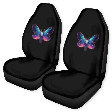 Discover Galaxy Moth - Cosmic Space Themed Fantasy Car Seat Covers
