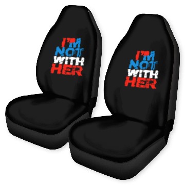 Discover I'm Not With Her Kamala Harris 2024 Presidential E Car Seat Covers