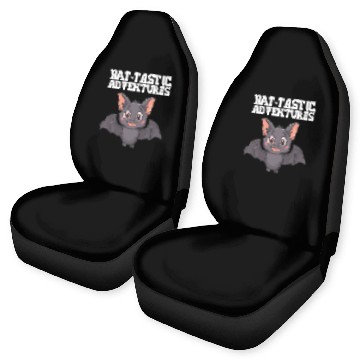 Discover Bat-tastic Adventures Cute Design Car Seat Covers