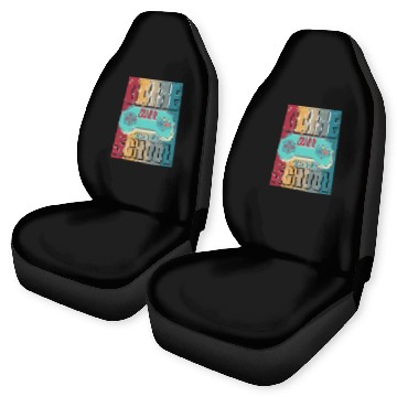 Discover Game Over Back To School Car Seat Covers