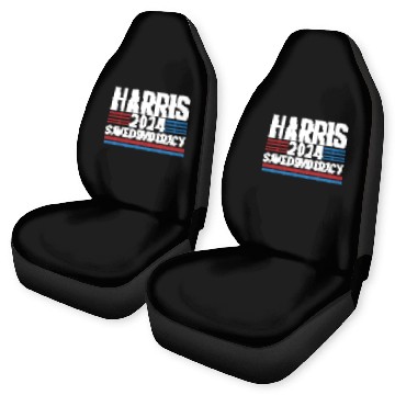 Discover Kamala Harris for President Vote 2024 Tim Walz Car Seat Covers