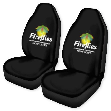 Discover Fireflies Firefly Lightning Bug Insect Collector Car Seat Covers