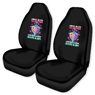 Discover Depression Awareness Mental Health Warrior Car Seat Covers