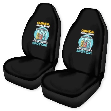 Discover Depression Awareness Chemical Imbalance Humor Car Seat Covers