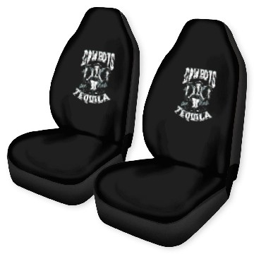 Discover Cowboys and Tequila - Cowgirl Car Seat Covers