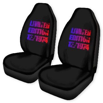 Discover 50th birthday Limited Edition 12/1974 Car Seat Covers