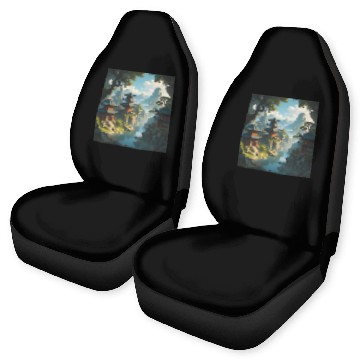 Discover Peaceful Pagoda Car Seat Covers