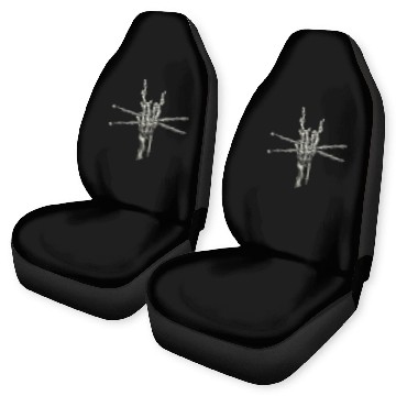 Discover Skeleton Hand Drumsticks Car Seat Covers