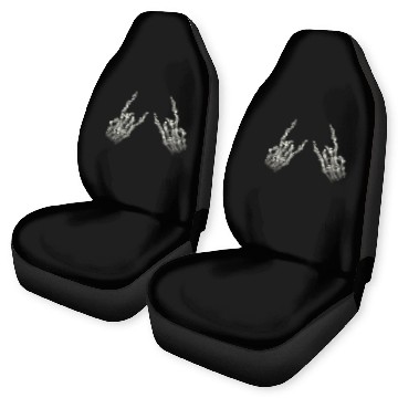 Discover Rock On Rock Star Skeleton Hands Rocker Halloween Car Seat Covers