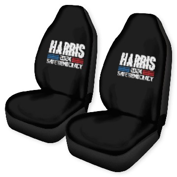Discover Kamala Harris 2024 flag Car Seat Covers