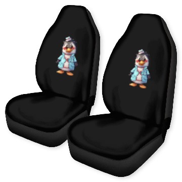 Discover Penguin Doctor, Penguin Famila, Funny Penguin Car Seat Covers