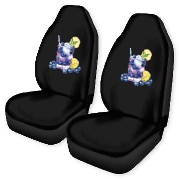Discover Blueberry Lemon Cocktail Car Seat Covers