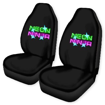 Discover Neon Ninja Festival EDM Music Rave Car Seat Covers