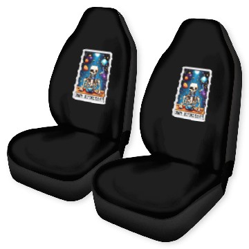 Discover Tarot Card Collection - Death Before Decaf Car Seat Covers