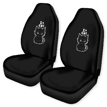 Discover I love cat Car Seat Covers