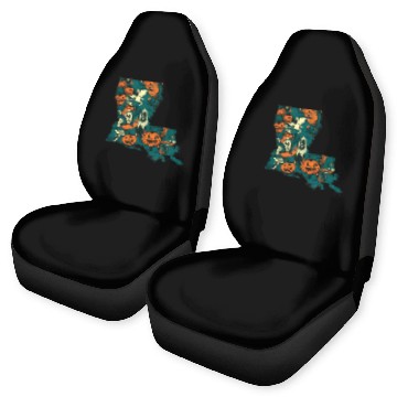 Discover Louisiana USA Halloween Car Seat Covers