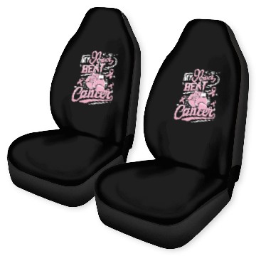 Discover My Niece Beat Cancer Breast Cancer Awareness Car Seat Covers
