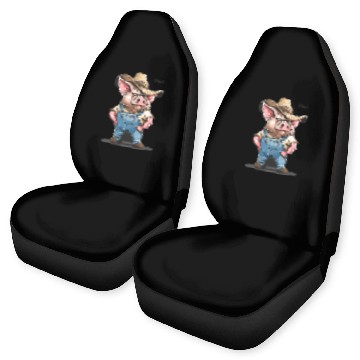 Discover Hillbilly Pig Farmer – Redneck Village Life Car Seat Covers