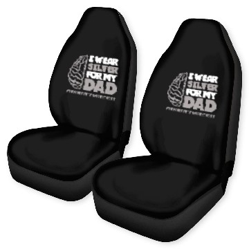 Discover I Wear Silver For Dad Parkinsons Disease Awareness Car Seat Covers