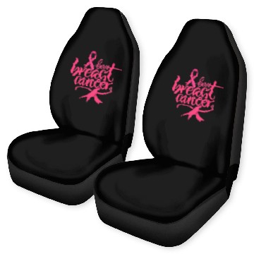 Discover Beat Breast Cancer, Together We Fight Breast Cance Car Seat Covers