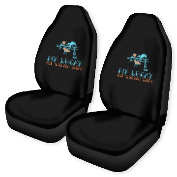 Discover My Lucky Air Surfing Car Seat Covers