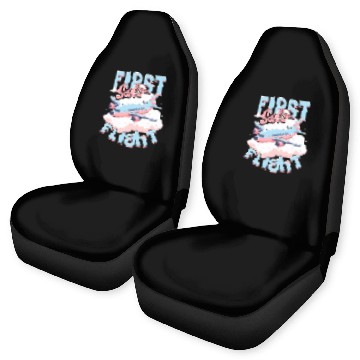 Discover First Solo Flight Pilot Car Seat Covers