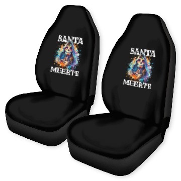 Discover Santa Muerte for Karnival, Halloween and Día de Car Seat Covers