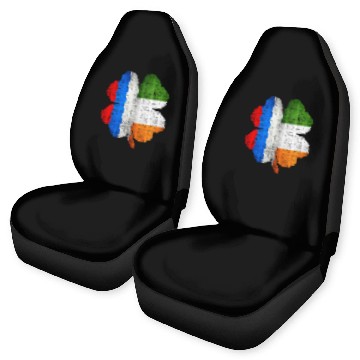 Discover Russian Irish Shamrock Russia Ireland Flag Car Seat Covers