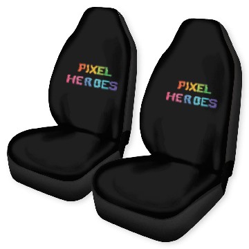 Discover Pixel Heroes Car Seat Covers