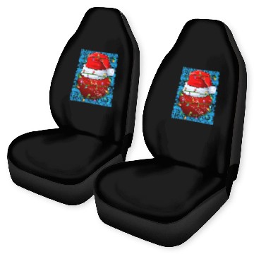 Discover Cricket Ball Christmas Lights Car Seat Covers